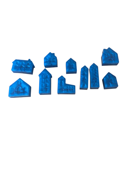 Handmade Resin Houses Small World Play