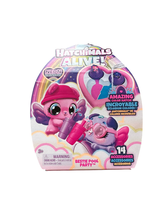 Hatchimals Alive! Besties Pool Party - NEW