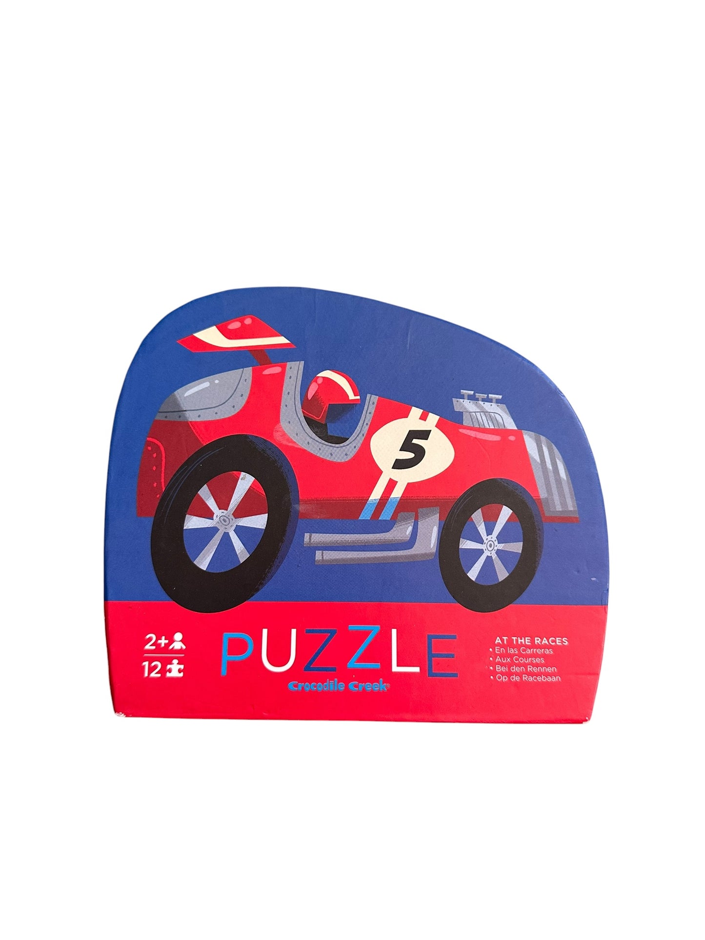 Crocodile Creek Race Car Puzzle - 12 Pieces