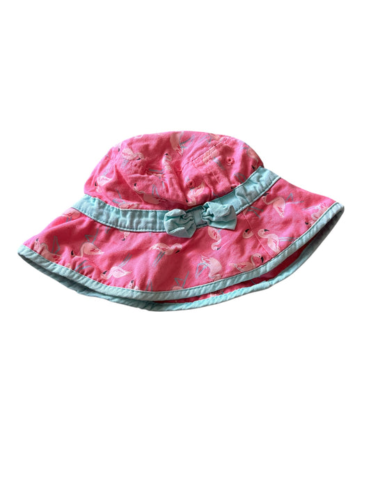 Pink Flamingo Sunhat - Size 6-12 Months