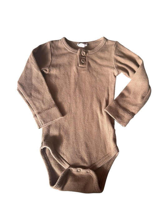 Jamie Kay Brown Onesie - Size 6-12 Months
