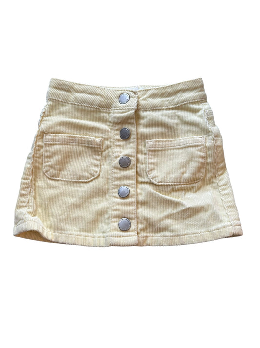 Jamie Kay Yellow Cord Skirt - Size 3Y