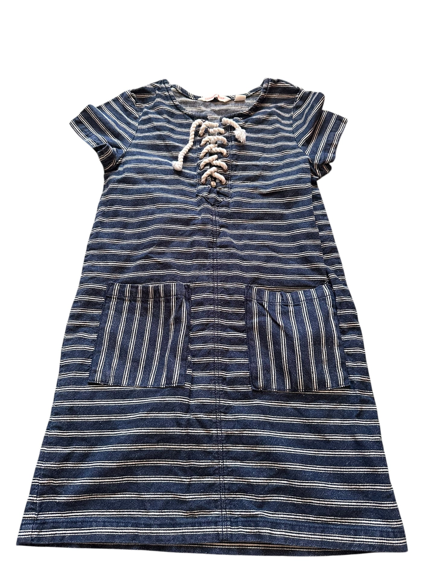 Country Road Striped Dress - Size 7