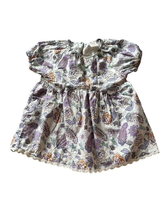 Seed Floral Dress - Size 6-12 Months