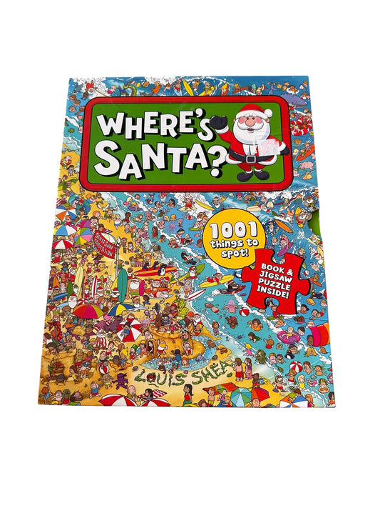Where’s Santa Puzzle + Book Set
