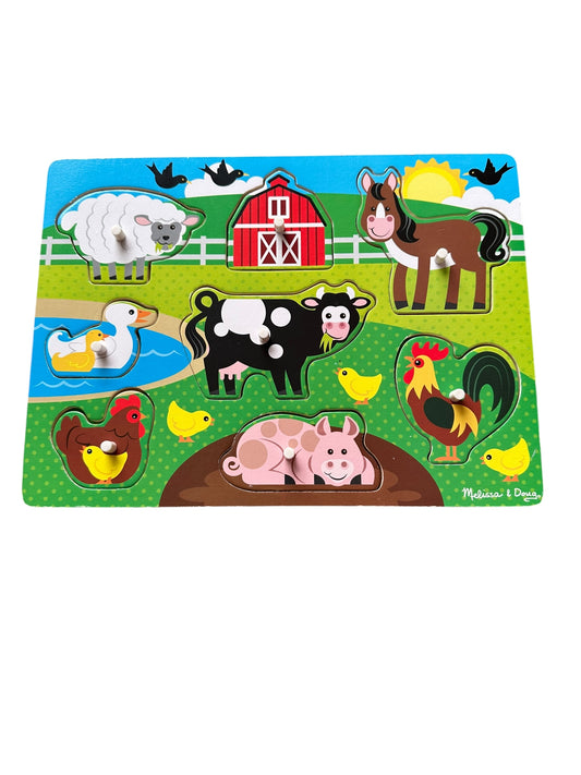 Melissa & Doug Farm Wooden Puzzle