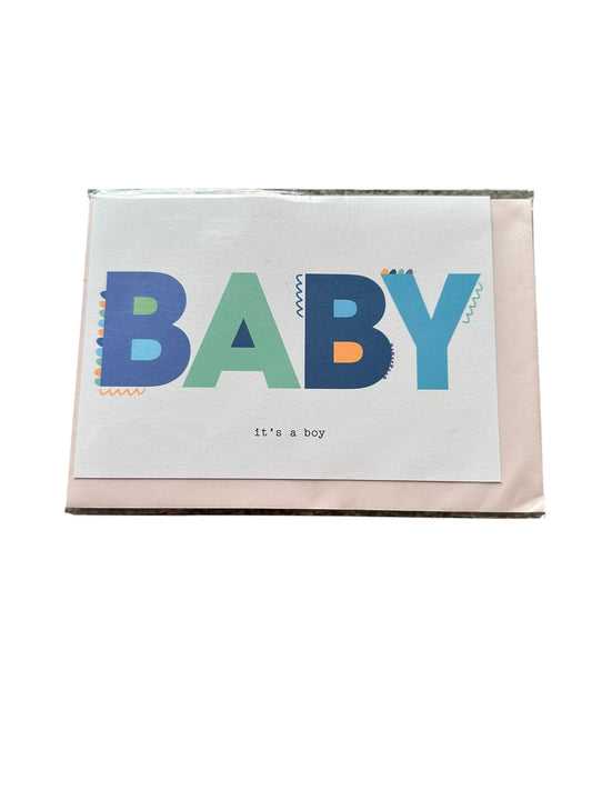 Baby It’s A Boy Card
