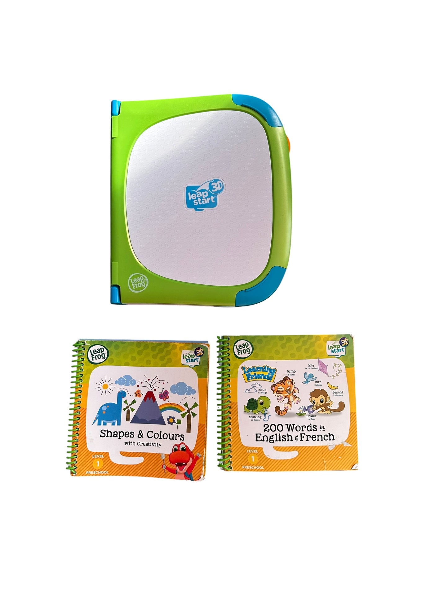 Leap Frog 3D and 2 Books
