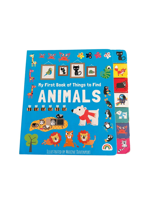 My First Book of Things To Find - Animals - Board Book