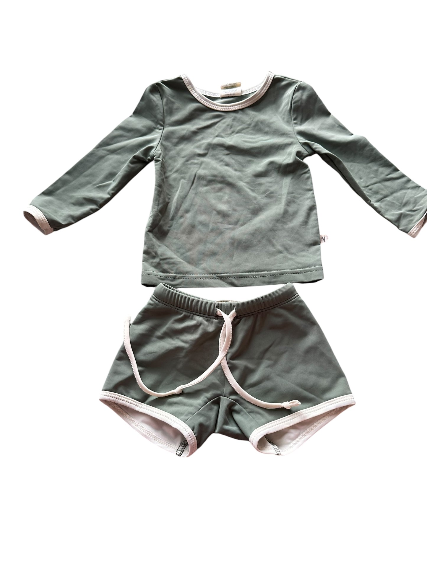 Nature Baby Sage Swimset - Size 3-6 Months (Tagged 6-12 Months)