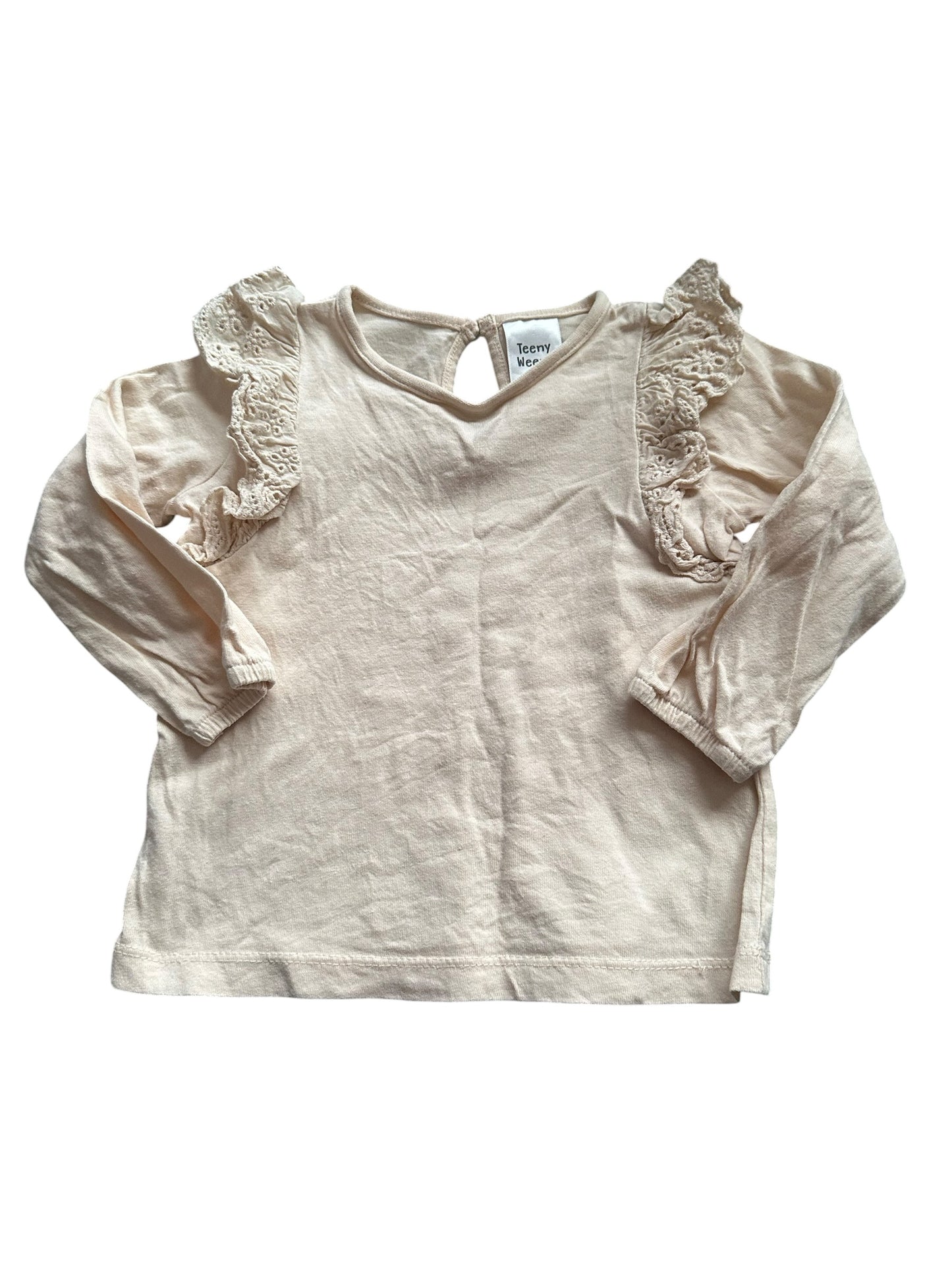 Teeny Weeny White Long Sleeve - Size 1