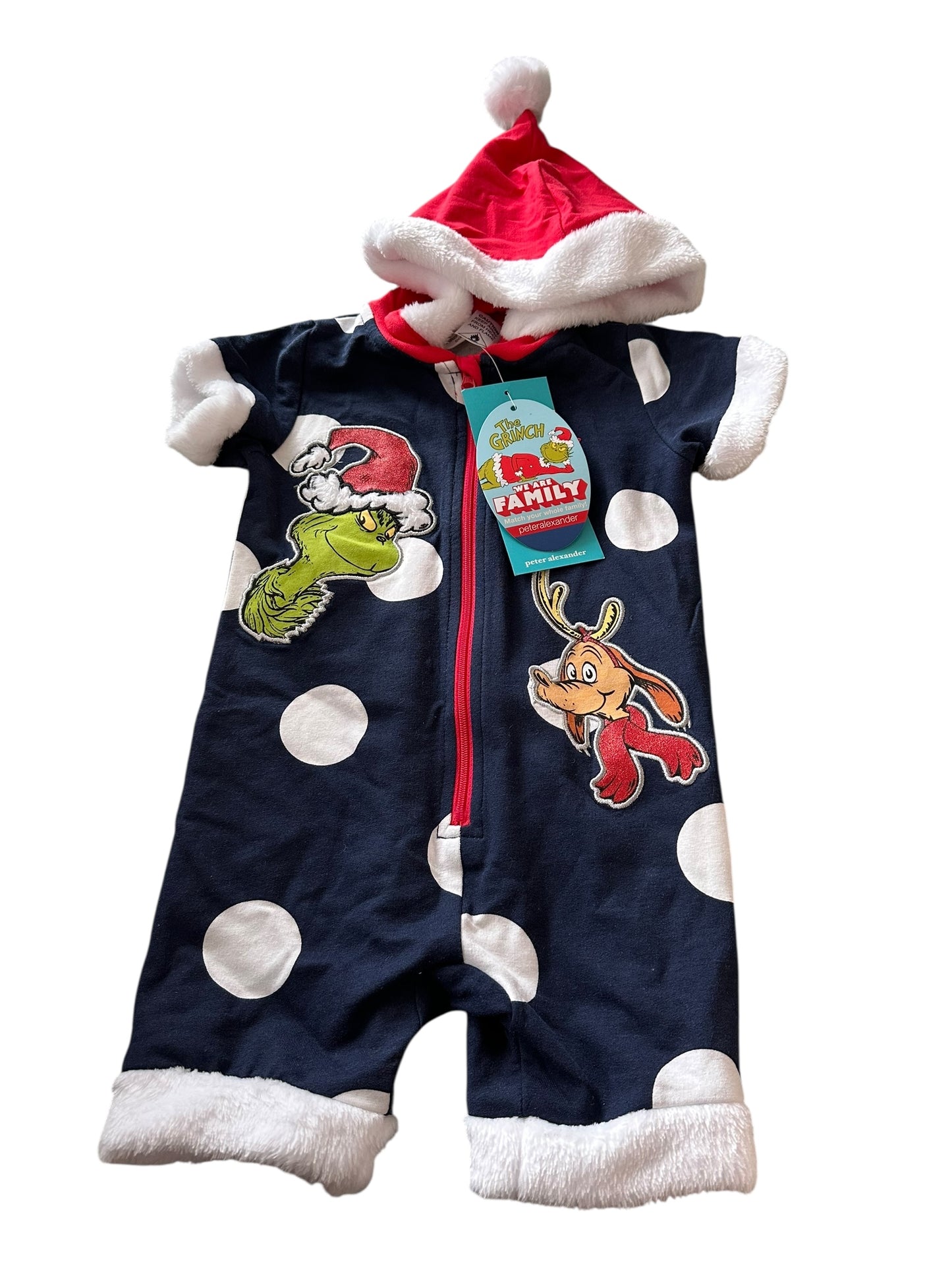 Peter Alexander Grinch Onesie - Size 1 NEW