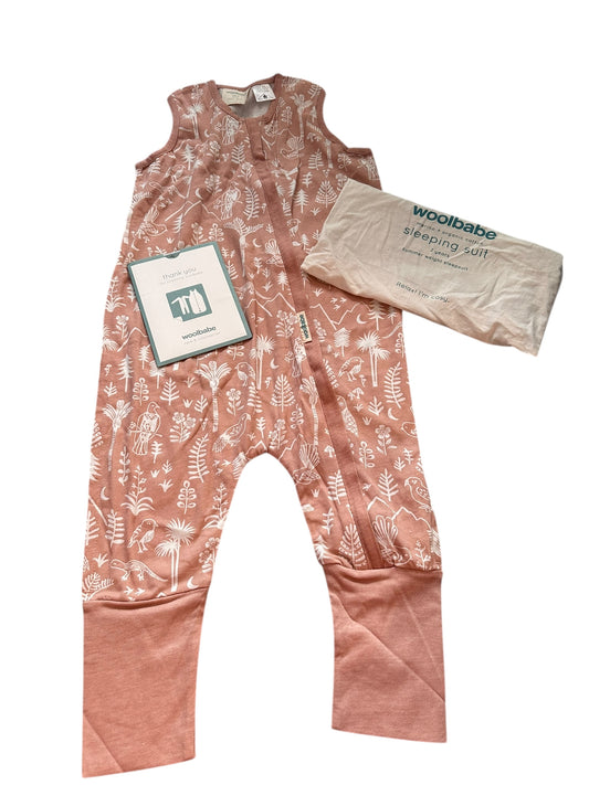 Woolbabe Summer Sleeping Suit - Size 2 NEW
