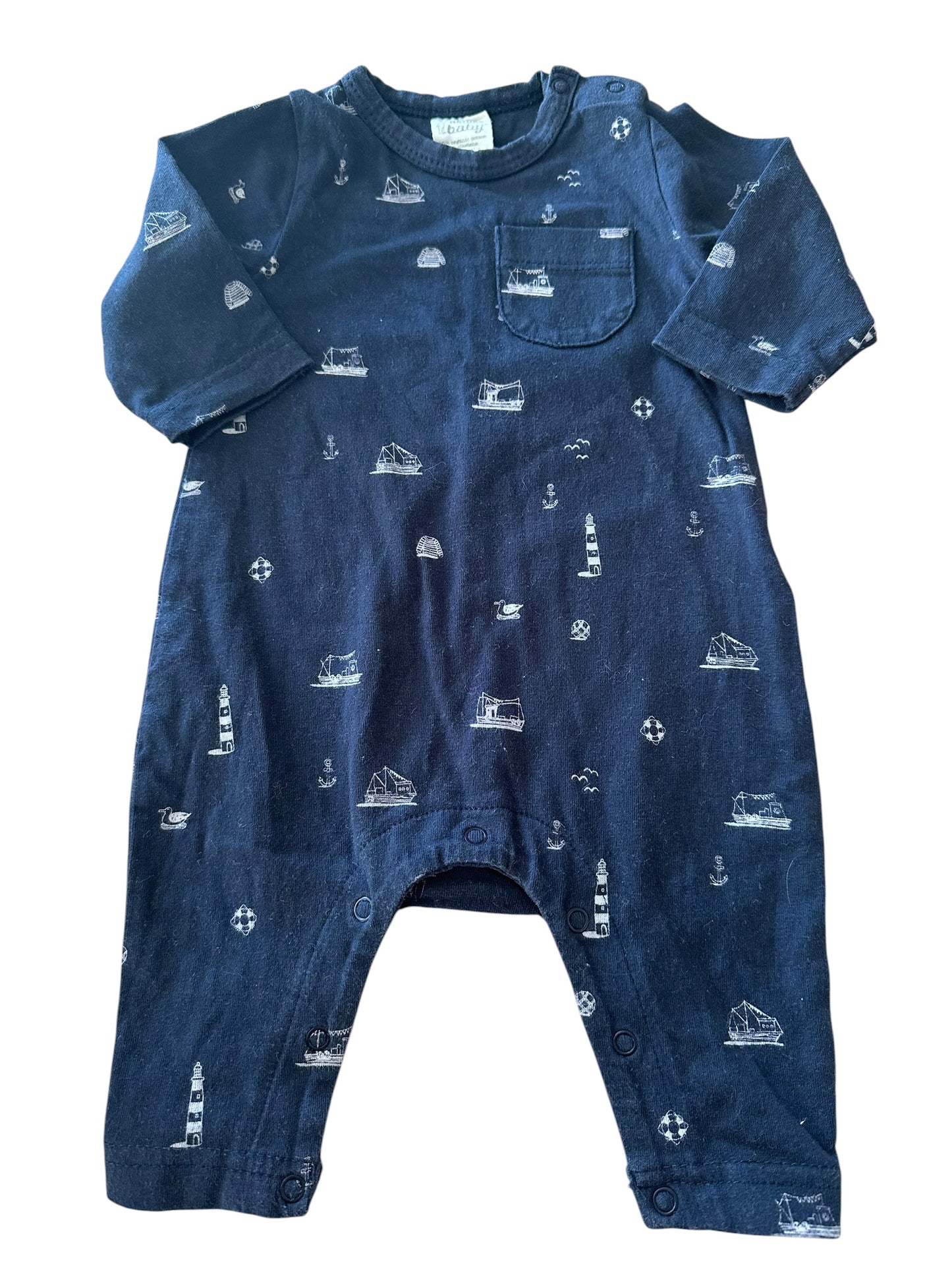 Nature Baby Romper - Size 0-3 Months