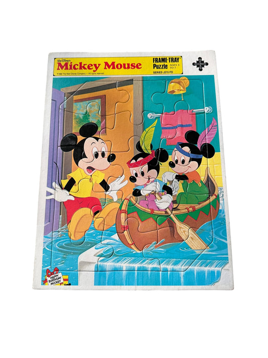 Vintage Mickey Mouse Frame Puzzle (1986)