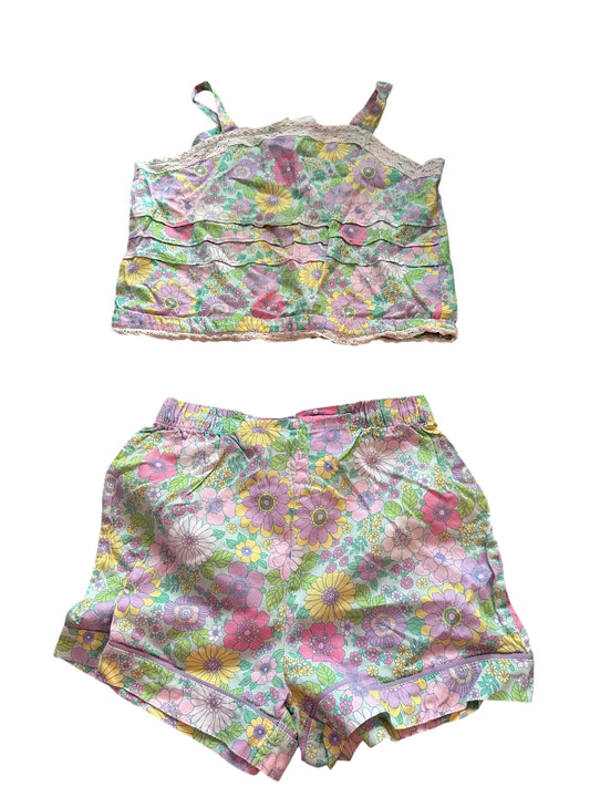 Cotton On Floral Pj Set - Size 8