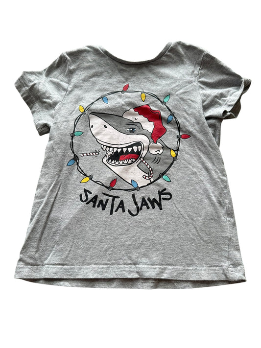 Santa Jaws Tee - Size 5-6