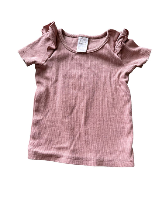 Teeny Weeny Ribbed Tee - Size 1