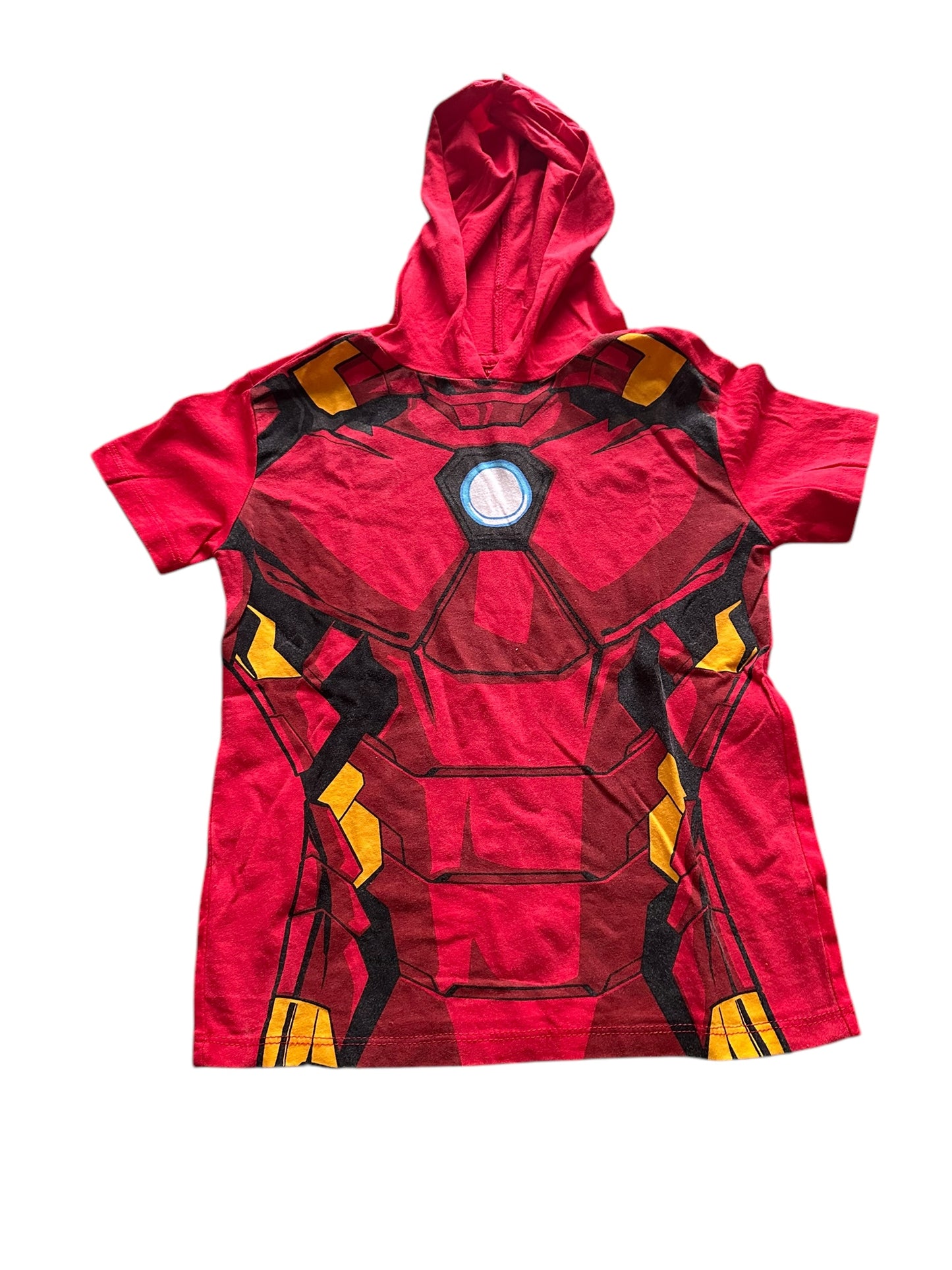 Marvel Iron Man Hooded Tee - Size 6-7