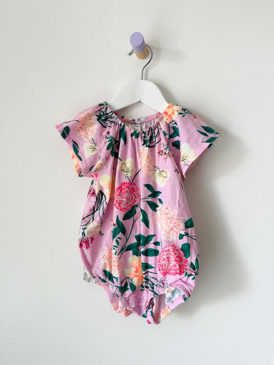 Bonds Bubble Floral Romper - Size 1