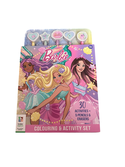 Barbie Colouring & Activity Set - NEW