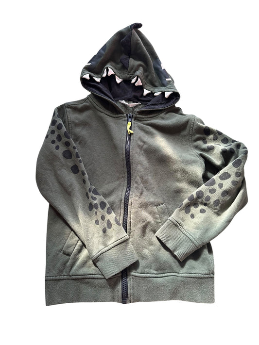 H&M Dino Hoodie - Size 7-8