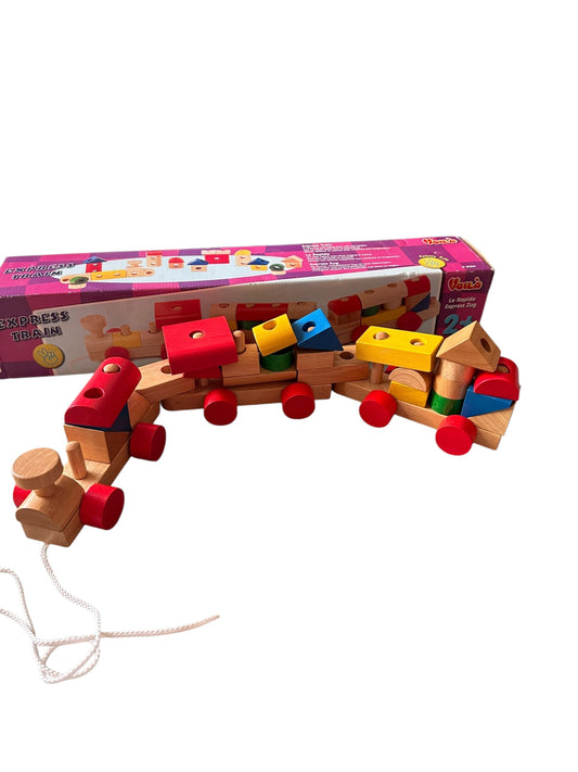 Voila Wooden Stacking Train - PICK UP ONLY