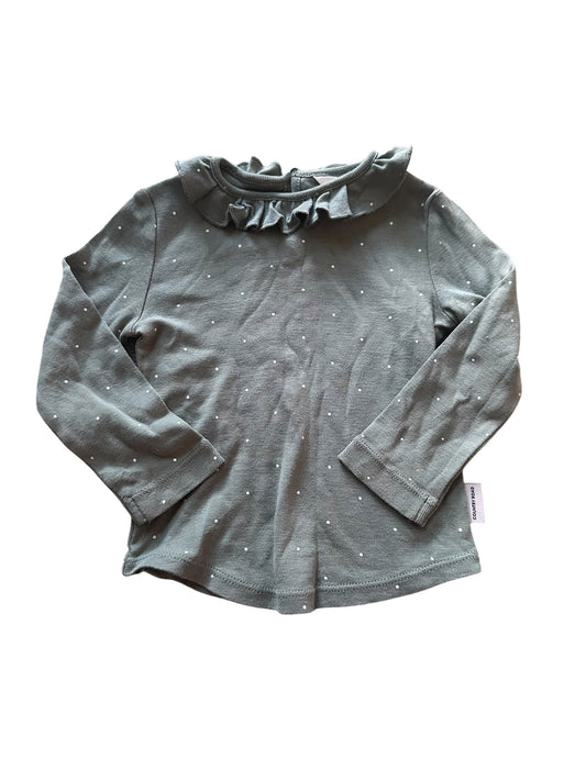 Country Road Sage Spotted long Sleeve - Size 6-12 Months
