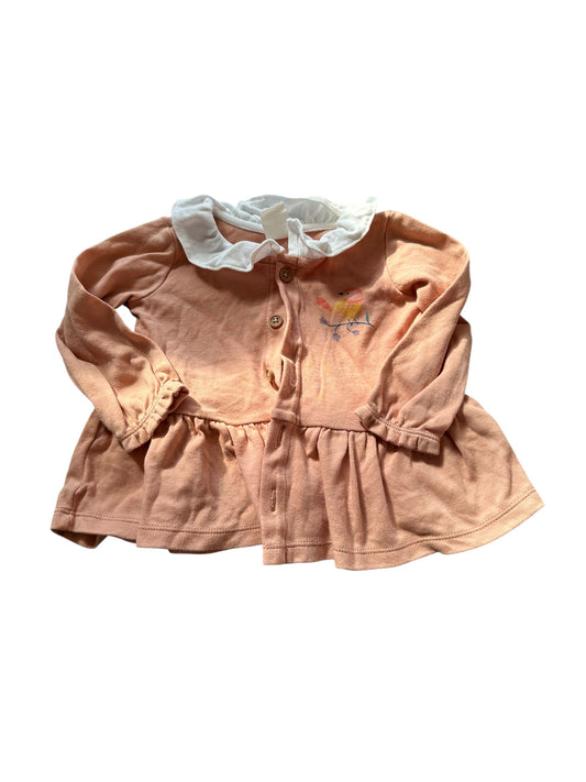Little Bundle Collared Top - Size 6-12 Months