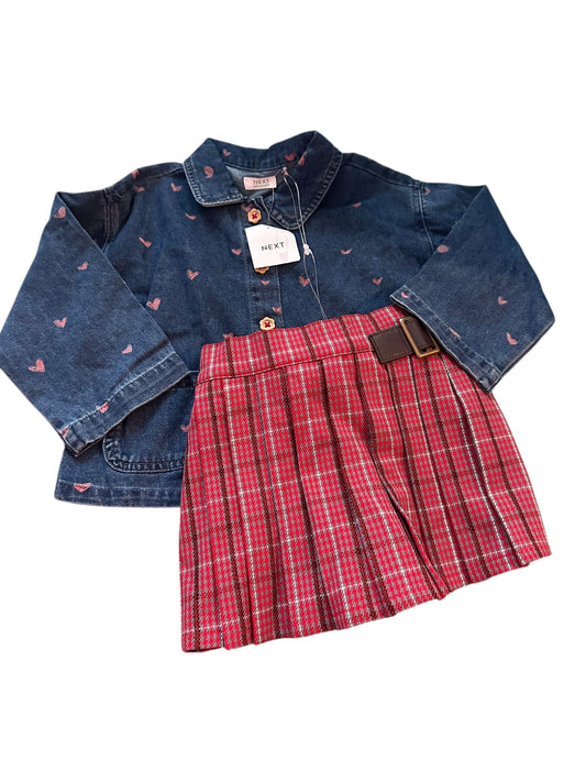Next Jacket & Skirt Set - Size 1.5-2 NEW