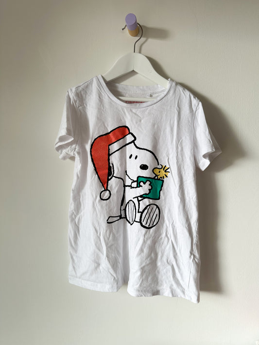 Snoopy Christmas Tee - Size 12