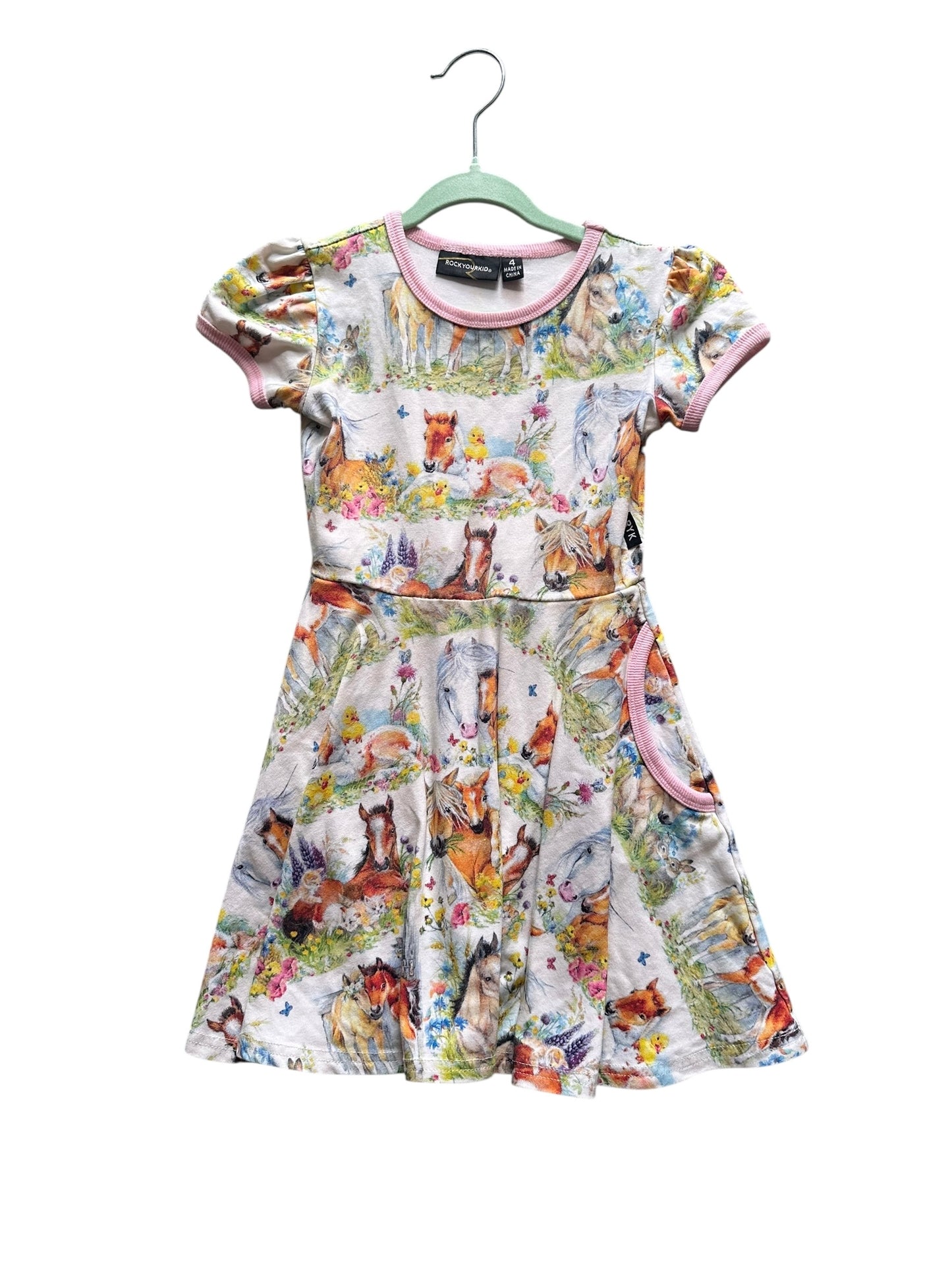Rock Your Kid Horse Dress - Size 4