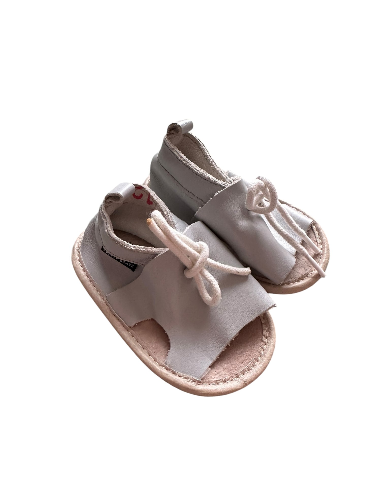 Pretty Brave  Tie Sandal - Size Medium (6-12 Months)