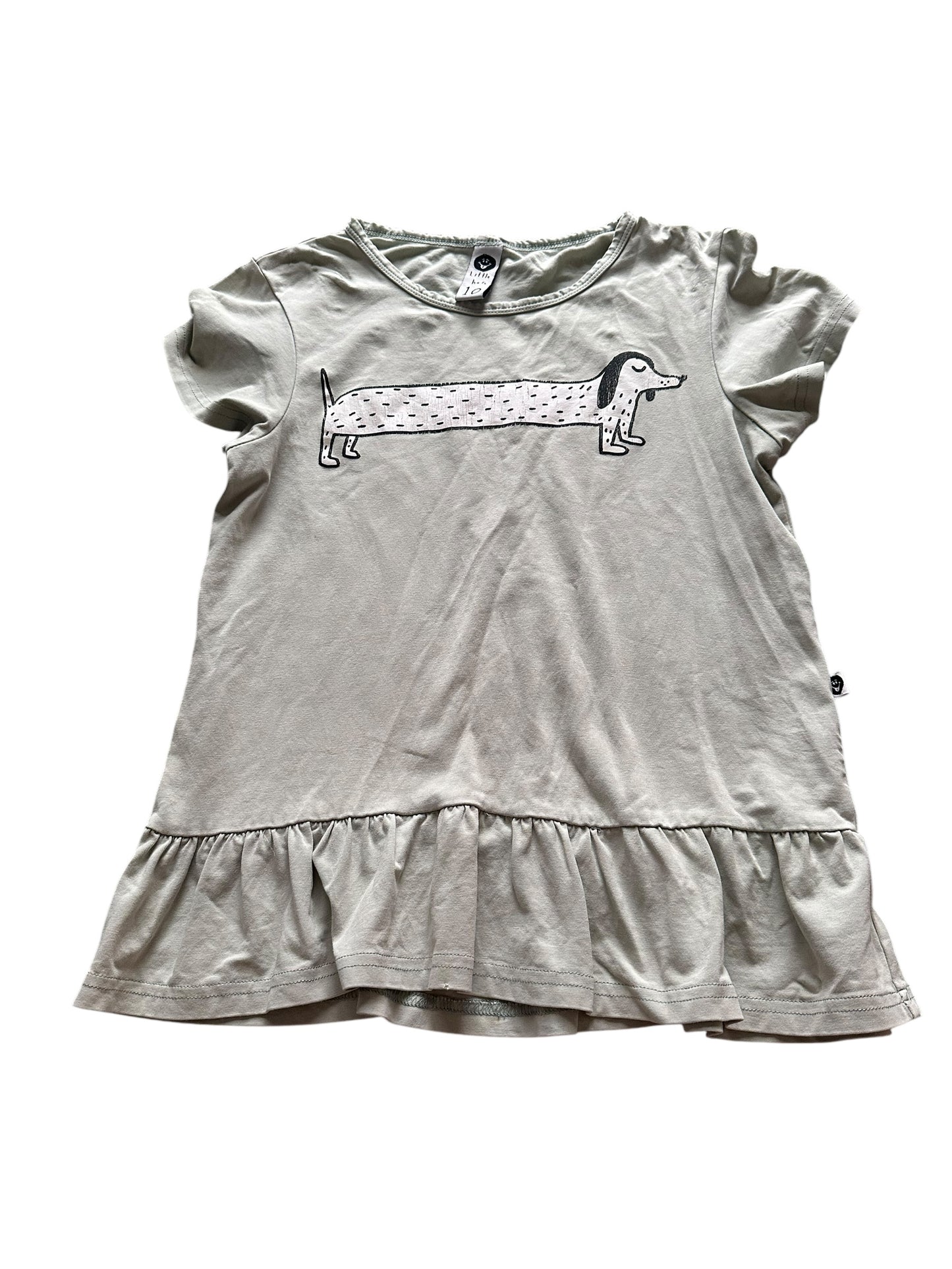 Little Horn Dog Tee - Size 10