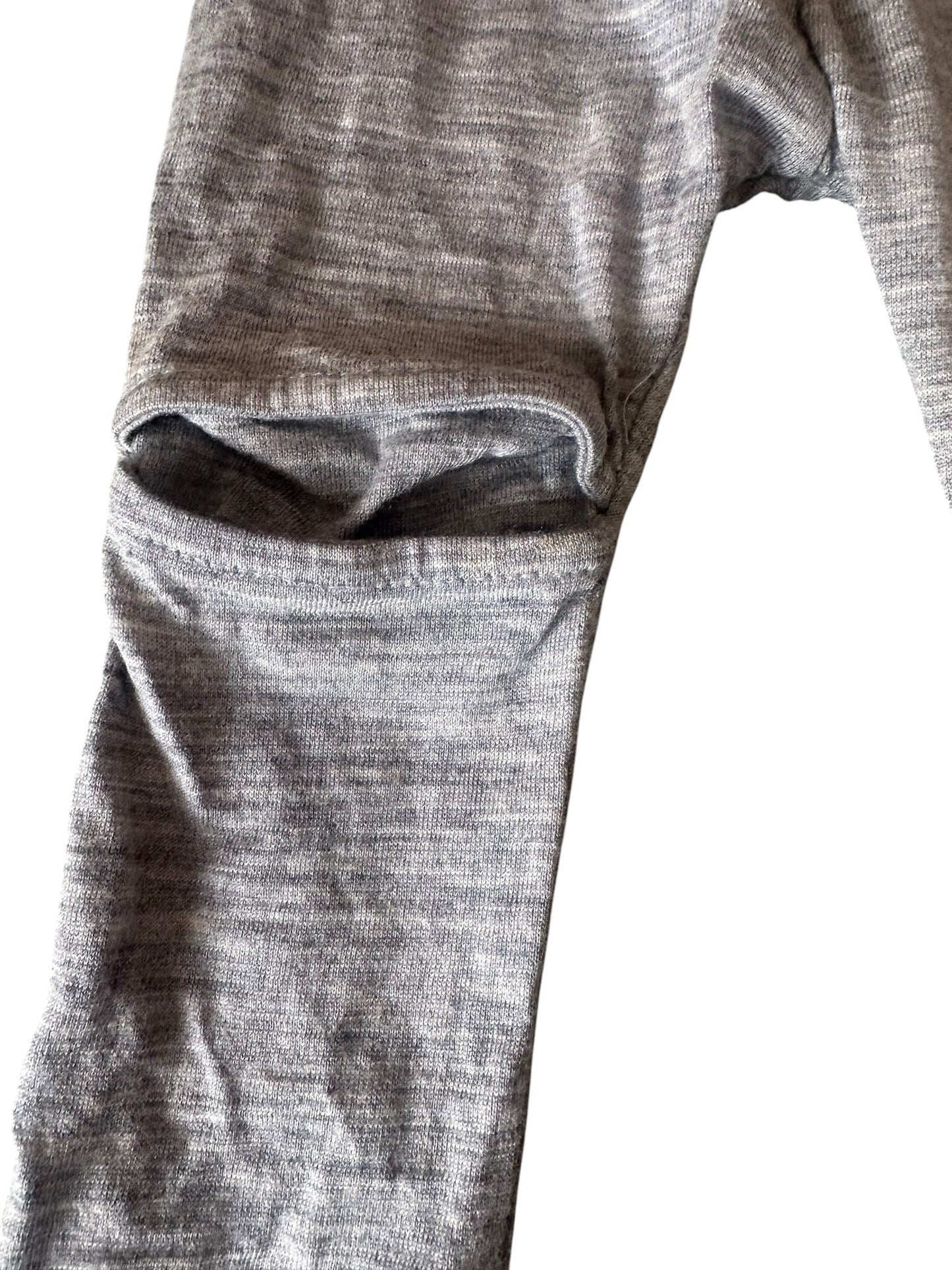 Little Flock of Horrors Grey Slasher Merino Leggings - Size 12-18 Months