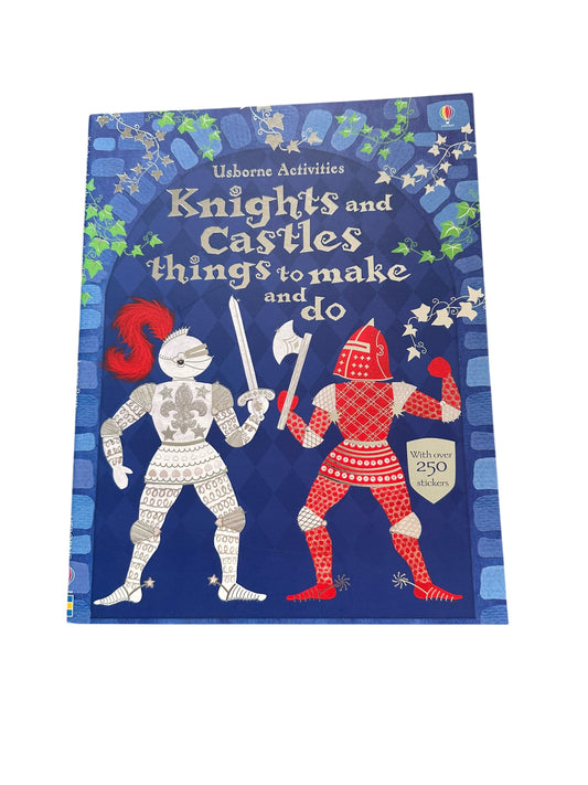 Usborne Knights and Castles Things To Make & Do - NEW